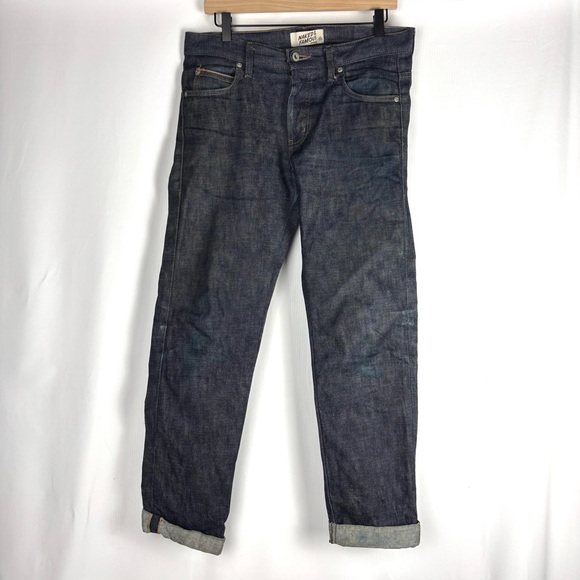 Naked & Famous Denim Dark Blue Straight Jeans - Picture 5 of 16